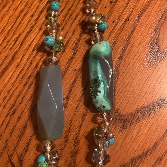 💥💥SOLD💥💥NWT Beautiful Handcrafted Necklace 10” - Picture 3 of 15